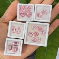 Vente en gros IGI certifié rose bleu jaune blanc diamant cultivé en laboratoire ovale lâche CVD HPHT bijoux en diamant