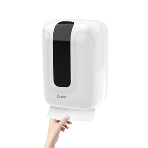 FQ-009 C Distributeur d'essuie-tout plié en <span class=keywords><strong>papier</strong></span> Distributeur d'essuie-tout mural en plastique blanc - Product Image 1