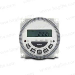 Vente chaude TM619 220V 110V 24V 12V 16A minuterie numérique programmable hebdomadaire quotidienne