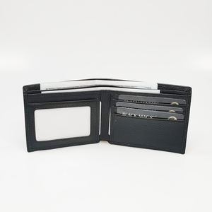 Portafogli all'Ingrosso in Vera <span class=keywords><strong>Pelle</strong></span> Pieno Fiore Nera Personalizzabili di Lusso, <span class=keywords><strong>Portafoglio</strong></span> Corto Firmato da <span class=keywords><strong>Uomo</strong></span>, Borsellino da Lavoro - Product Image 2