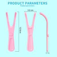 Porte-fil remplaçable en forme de Y PP fil dentaire Pick outil de soins bucco-dentaires poignée de soie dentaire réutilisable portable