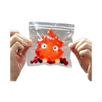 Jouet Squishy Esprit de Feu Magique, Jouet à Presser Mignon Démon Flamme, Jouet Anti-Stress en Silicone Inspiré du Château Ambulant, Feu Bleu Rouge, Vente en Gros