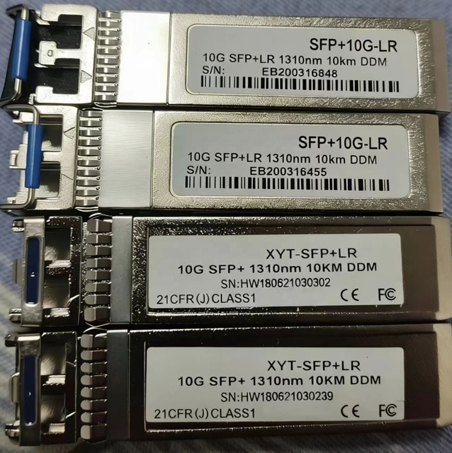 10GBASE-LR SFP+ Transceiver 1310nm 10km 20km Single Mode LC Connector DDM Compatible