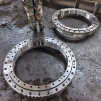 Roulement de rotation à engrenages externes/internes de haute précision, directement de l'usine, pour excavatrice, grue, tracker solaire, éolienne