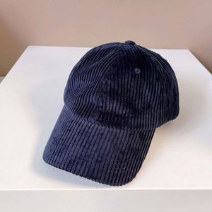 Casquette en velours côtelé personnalisable avec logo brodé, unisexe, beige, pour sports d'hiver, non structurée, style snapback - Product Image 3