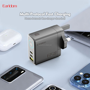 Chargeur USB C Earldom, charge rapide 65W, prise EU/UK, type C PD QC3.0, adaptateur de téléphone portable, chargeur USB multi-ports pour téléphone - Product Image 3