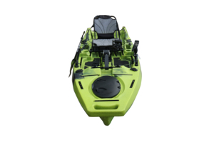 Kayak à pédales en plastique HDPE simple de 10,8 pieds, à monter soi-même, 1 place, pour la pêche, <span class=keywords><strong>moteur</strong></span> électrique pour canoë avec flotteur en plastique - Product Image 3