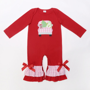 Ropa de Verano para Niños con Bordado Smocked 2019, Conjunto de Boutique Infantil al por Mayor para Niñas - Product Image 4