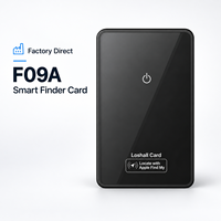 Localisateur intelligent F09A à chargement sans fil, compatible Apple Find My et Android Find Hub, pour portefeuille et bagages, vente en gros, direct usine