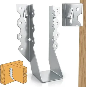 Support de poutre 2 po x 6 po, calibre 18, à double cisaillement, fixation frontale <span class=keywords><strong>pour</strong></span> bois et plancher - Product Image 4