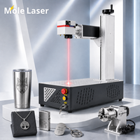 Machine de marquage laser à fibre MAX Raycus JPT MOPA M7 30W 50W 60W 100W, machine de gravure laser couleur sur métal pour bijoux