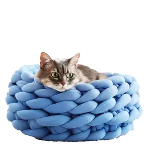 Nid pour chat et chien tissé à la main, lavable en Machine, bricolage, nouvelle collection