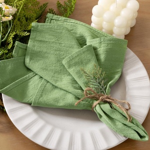 Guardanapos Quadrados de Linho Modernos Mais Vendidos para Decoração de Mesa em Cozinha, Hotel, Festa de Aniversário e Casamento - Product Image 2