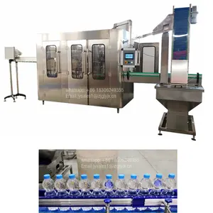 Planta de fabricación de Embotelladora de agua mineral, totalmente automática, a precio de fábrica