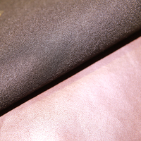 Tissu en daim matelassé de haute qualité, micro tissu d'apparence en cuir, 50 cm pour textile de maison, bon marché