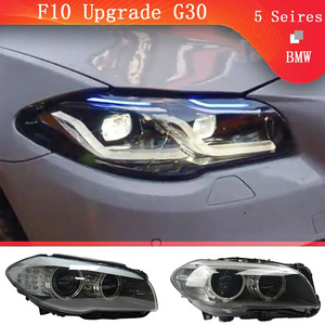 Fari Anteriori LED Modificati per <span class=keywords><strong>BMW</strong></span> F10 a G30, Luci Anteriori <span class=keywords><strong>520</strong></span> 523 528 530 535Li, Accessori Auto 2011 - 2016 F10 - Product Image 5