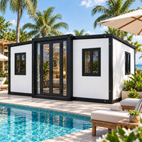Maison Modulaire Conteneurisée de 20 pieds pour Complexe Balnéaire, Suite d'Hôtes Préfabriquée, Villa d'Accueil, Hébergement Hôtelier