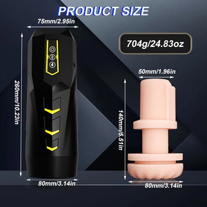 Masturbador Automático con Succión Telescópica, Vibrador, Copa de Succión, Juguetes Sexuales para Hombres Adultos - Product Image 6