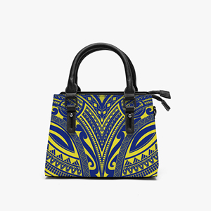 Nuovissimo Design Portafoglio da <span class=keywords><strong>Donna</strong></span> con Logo Personalizzato Borsa Tote con Stampa Hawaiana Borsa con Cerniera Polinesiana Borsa Casual alla Moda per lo Shopping - Product Image 3