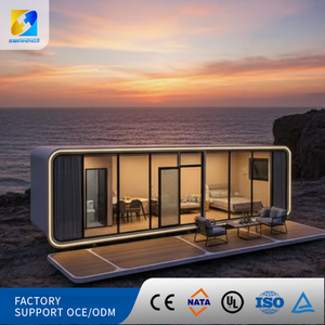 Thailand Prefabricated Small Portable Steel Garden Room Ready Ship Modular 20/40ft Apple Space Container Luban Cabin <b>House</b> - Product Image 2