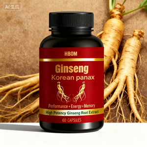 OEM Cina kualitas tinggi suplemen Herbal asli 2000mg Korea Panax ekstrak Ginseng merah bubuk Emas kapsul peningkatan pria - Product Image 3