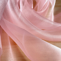 Fourniture d'usine d'arche de mariage, draperies toile de fond 1.5x3m rouleau de Tulle cristal rideaux en mousseline de soie pure tissu pour la décoration d'événements/