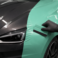 Film de protection de véhicule (PPF) en TPU aliphatique de la série Crystal Vert Menthe, auto-réparant, anti-jaunissement, hydrophobe, vente en gros, coloré