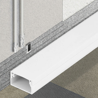 Canal solide de conduit de câble de goulotte de fil de PVC