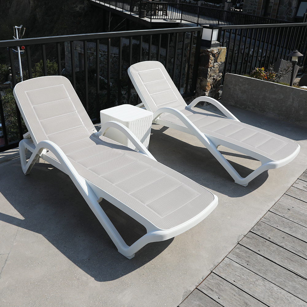 Cadre blanc + Teslin beige