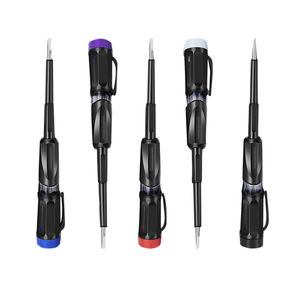 Glede เครื่องทดสอบแรงดันไฟฟ้าอุตสาหกรรม, ปากกาทดสอบไฟฟ้ามีฉนวนพลาสติกเหล็กโครเมี่ยมปรับแต่งได้ตามต้องการ - Product Image 2