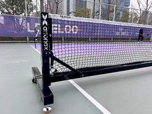 Lưới cầu lông <span class=keywords><strong>Pickleball</strong></span> Arronax 22FT hạng nặng, chất lượng thi đấu, di động, có bánh xe, dễ dàng di chuyển, chiều cao tiêu chuẩn sân trong nhà - Product Image 4