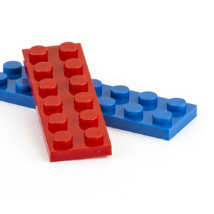 Compatible 2x6 Thin Brick Building <b>Block</b> Accessory Teenagers 7-14 Years Old Construction Toy Unisex ABS Plastic Licensed Private - Product Image 1