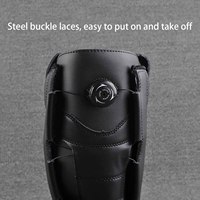 Bottes de pompier en cuir véritable certifié EN Lacet de pompier Chaussures de sécurité Botas de Cuero