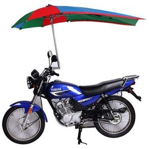 Parapluie manuel droit imperméable pour moto, voiture, scooter avec protection solaire et housse de pluie - Product Image 1