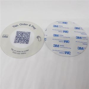 Etiqueta NFC para Menú GSC, Pegatinas Epoxi NFC de 13.56MHz, Impresión Personalizada de Código QR, Tarjeta NFC para Reseñas de Google - Product Image 4