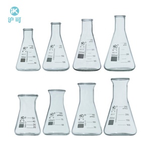 Huke Tùy Chỉnh Miệng Hẹp 5 ~ 10000Ml Phòng Thí Nghiệm Hình Nón Đáy Phẳng - Product Image 3