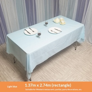 Manteles Desechables Modernos <span class=keywords><strong>de</strong></span> Plástico PE/PEVA al por Mayor, Opciones Multicolores, Empaquetados Individualmente para Fiestas <span class=keywords><strong>de</strong></span> Cumpleaños - Product Image 4