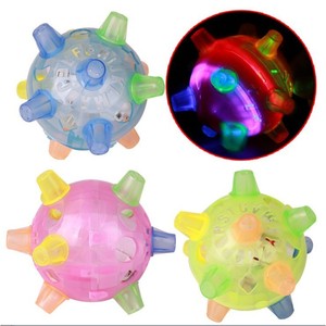 Pelota saltarina luminosa de plástico, colorida y brillante, juguete para niños de 2 a 4 años, unisex, para jugar en la calle - Product Image 4