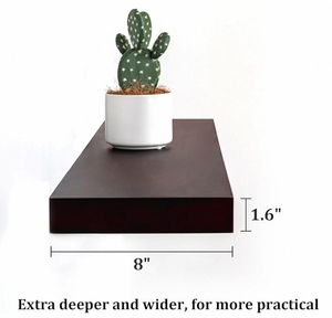 <span class=keywords><strong>Étagères</strong></span> Murales Flottantes en Bois de Haute Qualité <span class=keywords><strong>pour</strong></span> <span class=keywords><strong>Livres</strong></span>, Chambre à Coucher et Salon - Product Image 4