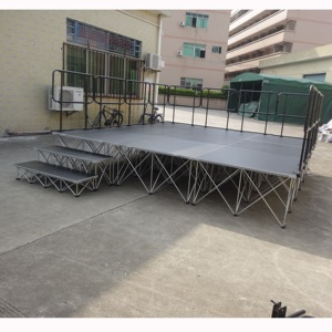 Escenario portátil de aluminio para interiores de 4x4 pies para exposiciones - Product Image 5