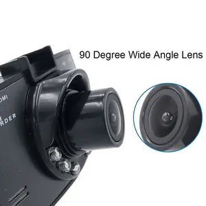 G30 جهاز تسجيل فيديو رقمي للسيارات صندوق أسود 2.2 بوصة غير مرئية مركبة لوحة سيارة كاميرا مع سيارة فيديو مسجل دي في أر DashCam