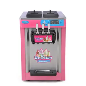2023 South Africa Germany Mobile Vertical Softice A Glace Soft Milk Ice Cream Machine Maker Manufacturer