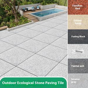 Ubin lantai teras luar ruangan gaya Modern, ubin lantai 600x600 Anti selip batu antibeku untuk lantai taman - Product Image 2