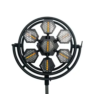 Supershow Portaman Ánh Sáng LED Retro Ấm Áp Nền Dmx 7X60W LED Retro Strobe Hiệu ứng Ánh Sáng Sân Khấu Cho Sân Khấu Dj Thanh Disco Câu Lạc Bộ