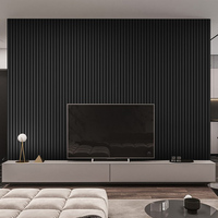 Panel Dinding PVC Tahan Air Anti Lembab Panel Dinding WPC untuk Panel Dekoratif Interior