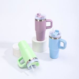 Termo de Acero Inoxidable de Doble Pared con Aislamiento al Vacío, Personalizado con Logotipo, para Todas las Edades, 14 oz de Gran Capacidad, con Asa - Product Image 4