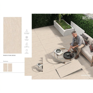 Brown Marble River Stone Porcelain Tiles 24x48 Inch Glossy Floor <b>Wall</b> Collection - Product Image 2
