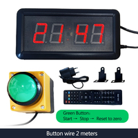 10-Sekunden-Spielkonsolen-Challenge-Timer – Einhand-Metall-Freizeit-Promotion-Tool mit LED-Bildschirm und integrierter Entwässerungsvorrichtung