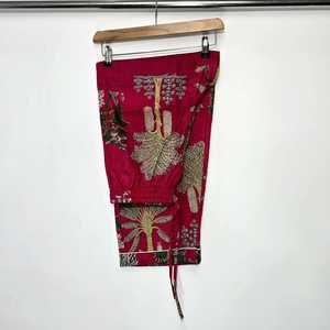 Conjunto de Pijama de Manga Larga con Estampado Floral para Mujer, Cuello Camisero, Pantalón Largo, Ropa de Dormir Suave Tejida, 100% Algodón, Informal de Verano - Product Image 4