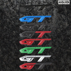 Alta calidad personalizada GT emblema coche pegatina insignia para F150 4X4 para Kia para Mustang camión motocicleta Auto accesorios al por mayor - Product Image 3